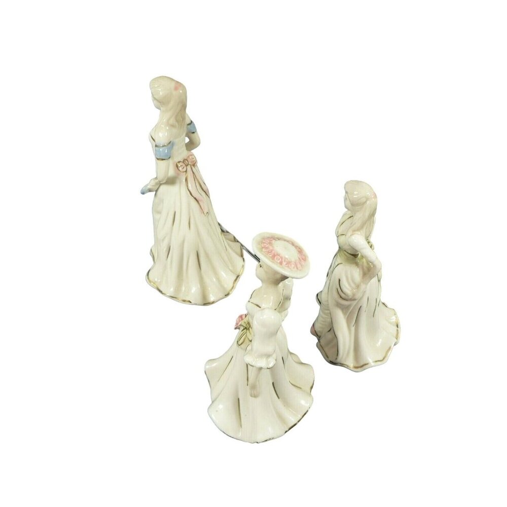 Female Figurines Victorian Ladies Porcelain K's Collection 3 pcs - Picture 10 of 12